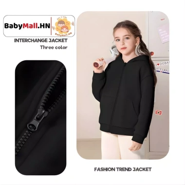 Áo Khoác Nỉ Bông Tết 2.026 BABYMALL Lót Lông Mềm Giữ Nhiệt Giữ Ấm Giá 197k 9