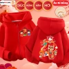 Áo Khoác Nỉ Bông Tết Sum Vầy 2.026 Cho Bé Trai & Gái - GoGo Baby Lót Lông Ấm 10