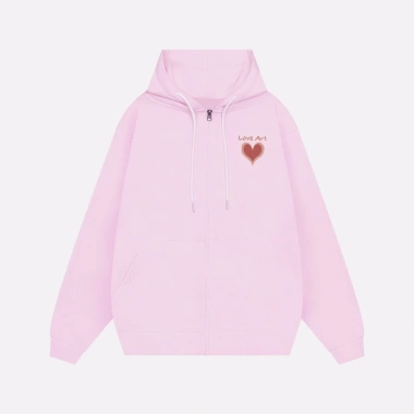 Áo khoác nỉ mũ hai lớp logo Love Art Tim Đỏ HARIQUEEN lót bông tay bồng giảm 22% 7 Áo khoác nỉ mũ hai lớp logo Love Art Tim Đỏ HARIQUEEN lót bông tay bồng giảm 22% 7