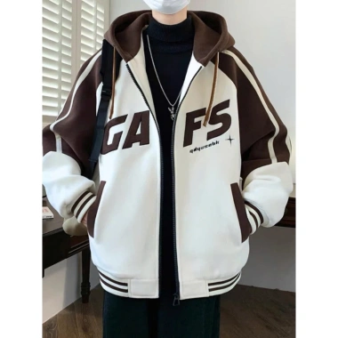 Áo khoác nỉ nam có túi trong, logo thêu, nón to, dây kéo chắc chắn – Giá 129k 3 Áo khoác nỉ nam có túi trong, logo thêu, nón to, dây kéo chắc chắn – Giá 129k 3