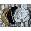 Áo khoác nỉ ngoài crop top sọc tay Genzz hot trend sành điệu, che mưa che nắng Lana Fashion 139k 2