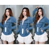 Áo khoác nữ chống nắng thun lạnh form rộng, nón to, size 80kg – 135.000đ 8