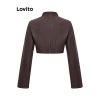 Áo khoác nữ Lovito phom rộng gió chống nước, dây kéo L106AD280 - Giá chỉ 257.040₫ 4