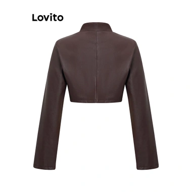 Áo khoác nữ Lovito phom rộng gió chống nước, dây kéo L106AD280 - Giá chỉ 257.040₫