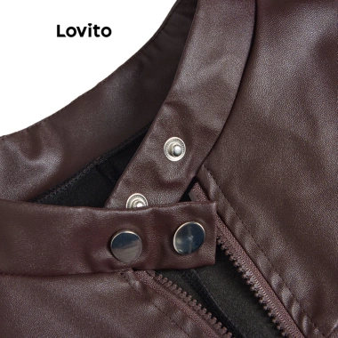 Áo khoác nữ Lovito phom rộng gió chống nước, dây kéo L106AD280 - Giá chỉ 257.040₫
