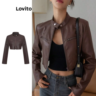 Áo khoác nữ Lovito phom rộng gió chống nước, dây kéo L106AD280 - Giá chỉ 257.040₫ 7 Áo khoác nữ Lovito phom rộng gió chống nước, dây kéo L106AD280 - Giá chỉ 257.040₫ 7