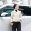 Áo khoác phao ngắn nữ BAZA caro chần bông, cổ bẻ thanh lịch - Giá ưu đãi 715.000₫ 6