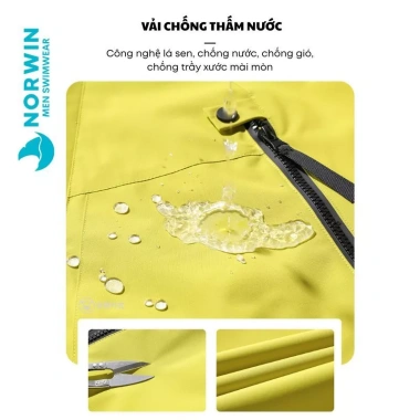 Áo khoác phượt nam nữ có mũ NORWIN KP161 chống nước, chống gió mùa đông - Giá 299.000₫ 2