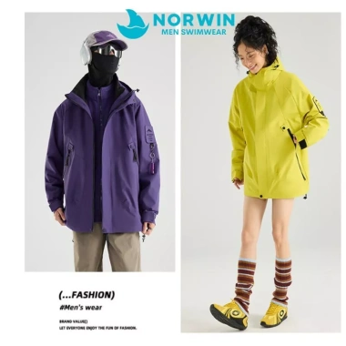 Áo khoác phượt nam nữ có mũ NORWIN KP161 chống nước, chống gió mùa đông - Giá 299.000₫ 8