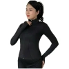 Áo khoác tập gym yoga nữ ôm body dài tay co giãn, chống nắng, thoáng khí - Ak01 7