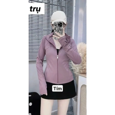 Áo Khoác Thun Lạnh Gym Cổ Cao Viền Vải Dày Chống Nắng - Giá 149.000 VND 5 Áo Khoác Thun Lạnh Gym Cổ Cao Viền Vải Dày Chống Nắng - Giá 149.000 VND 5
