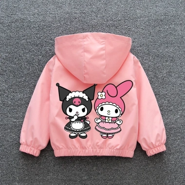 Áo Khoác Trẻ Em Kuromi Mùa Xuân Thu 2.025 Chống Gió Dễ Thương Du Lịch Quà Tặng 6