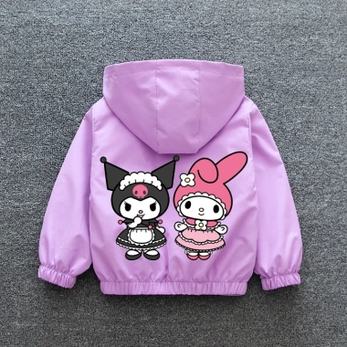 Áo Khoác Trẻ Em Kuromi Mùa Xuân Thu 2.025 Chống Gió Dễ Thương Du Lịch Quà Tặng 7