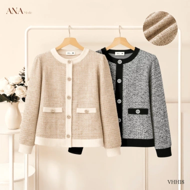 Áo khoác trung niên ANA Mode tweed thun cao cấp, Quà Tết tặng mẹ 848.000đ 3 Áo khoác trung niên ANA Mode tweed thun cao cấp, Quà Tết tặng mẹ 848.000đ 3