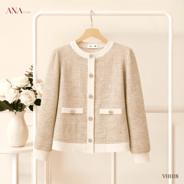 Áo khoác trung niên ANA Mode tweed thun cao cấp, Quà Tết tặng mẹ 848.000đ 4 Áo khoác trung niên ANA Mode tweed thun cao cấp, Quà Tết tặng mẹ 848.000đ 4