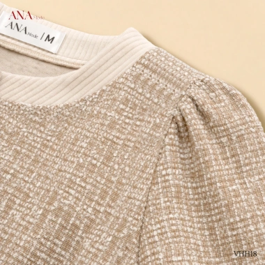 Áo khoác trung niên ANA Mode tweed thun cao cấp, Quà Tết tặng mẹ 848.000đ