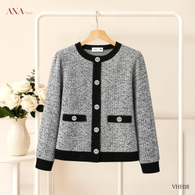 Áo khoác trung niên ANA Mode tweed thun cao cấp, Quà Tết tặng mẹ 848.000đ 10 Áo khoác trung niên ANA Mode tweed thun cao cấp, Quà Tết tặng mẹ 848.000đ 10