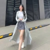 Áo khoác xếp ly nữ BELEADE dáng váy thun lạnh, chống nắng, chống tia UV - giá 145k 7