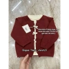 Áo Len Bé Gái Khuy Nơ Đỏ – Cardigan Tết 2.026 Hàn Quốc, Giá 249.000đ 3