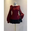 Áo Len Đỏ Cổ Thuyền Nơ To Bo Gấu Dáng Ôm Sang Chảnh - Phù Hợp Tết Noel, Giá 276k 9