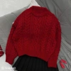 Áo len đỏ dài tay nữ cao cấp, phối màu dễ thương cho Giáng sinh Noel Tết – Giá ưu đãi 209.000₫ 3