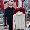 Áo len mỏng giữ nhiệt cổ bèo tay bèo co giãn 4 chiều – Phối áo khoác xinh, giá 179k 7