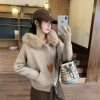 Áo Len Nữ Mũ Lông Dáng Rộng Dệt Kim Dày Ấm Hàn Quốc – Chali L06 Đi Làm Đà Lạt Tết Thu Đông 7