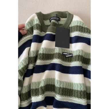 Áo len unisex kẻ sọc cá tính, dày dặn phong thu đông – Giao trước Tết, 199k (MOQC SP201) 7
