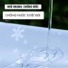 Áo mưa 1-2 người trong suốt, bộ cánh dơi họa tiết bông tuyết - chống thấm cao cấp, giá 90k 2