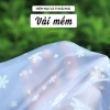 Áo mưa 1-2 người trong suốt, bộ cánh dơi họa tiết bông tuyết - chống thấm cao cấp, giá 90k 3