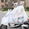 Áo mưa 1-2 người trong suốt, bộ cánh dơi họa tiết bông tuyết - chống thấm cao cấp, giá 90k 7