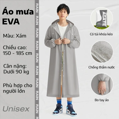 Áo Mưa 1 Người Chống Bão Cao Cấp - Siêu Chống Thấm Toàn Thân, Giá Ưu Đãi 23.900 VND