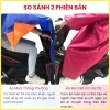Áo Mưa 1 Người Tazo - Khóa Kéo Bít, Vải Dù Da Cá, Dây Kéo Trước, Giá 93.000đ 4