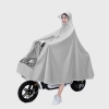 Áo mưa 2 đầu 1 đầu Moni trong suốt cao cấp, nam nữ, dùng cho xe máy & xe điện, 124k 10
