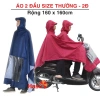 Áo mưa 2 đầu cánh dơi Hasu size 5XL - Bao toàn thân xe máy, rộng, giá 82.000đ 4