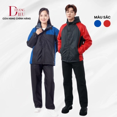 Áo Mưa 3 Lớp Chống Thấm Dày Dặn, Bền Đẹp, Chống Gió Bụi - Giá 405.000₫