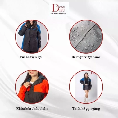 Áo Mưa 3 Lớp Chống Thấm Dày Dặn, Bền Đẹp, Chống Gió Bụi - Giá 405.000₫ 2 Áo Mưa 3 Lớp Chống Thấm Dày Dặn, Bền Đẹp, Chống Gió Bụi - Giá 405.000₫ 2