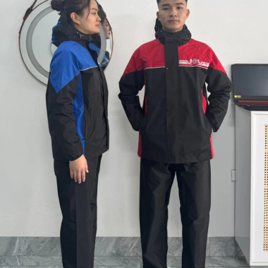Áo Mưa 3 Lớp Chống Thấm Nước Kiêm Áo Gió Rét Phượt Xe Máy Thời Trang 278.999 5