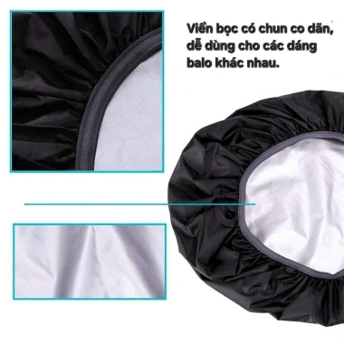 Áo Mưa Balo Chống Nước Cao Cấp – Bảo Vệ Đồ Khô, Du Lịch & Phượt, Giá 45k 4