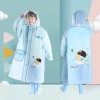 Áo Mưa Bé Khóa Kéo EVA Mềm Mại, Có Mặt Nạ, Túi, Phản Quang, Gấp Gọn Dễ Mang 8