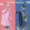 Áo mưa bé kính chắn, che balo, EVA nhẹ, họa tiết hoạt hình cute – 179.000₫ 2
