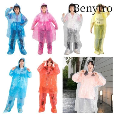 Áo mưa BENYTRO quấn chân dày, chống thấm, du lịch cắm trại, trẻ em & người lớn