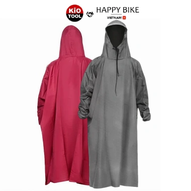 Áo mưa bít 1 người Happybike vải da cá cao cấp chống thấm giá ưu đãi 113.500 VND