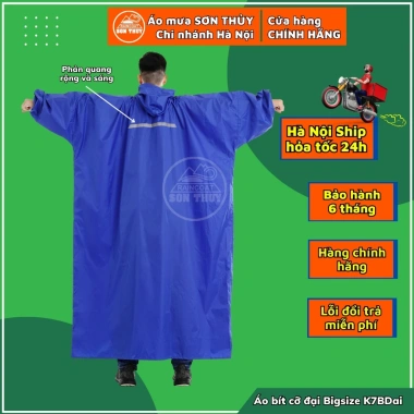 Áo mưa bít kín Bigsize Sơn Thủy - Cỡ đại cho người trên 1m7, mã K7B, giá 246k