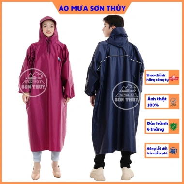 Áo mưa bít kín Sơn Thủy K7B ST3 Tay vải dù vân tổ ong siêu nhẹ, giá 209.000₫