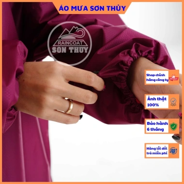 Áo mưa bít kín Sơn Thủy K7B ST3 Tay vải dù vân tổ ong siêu nhẹ, giá 209.000₫