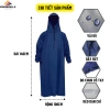 Áo Mưa Bít Kingbrella 1m4 Vải Dù Dày Cao Cấp – Trùm Balô, Chống Thấm Văng, Mặc Nhanh Tiện 2
