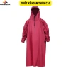 Áo Mưa Bít Kingbrella 1m4 Vải Dù Dày Cao Cấp – Trùm Balô, Chống Thấm Văng, Mặc Nhanh Tiện 4
