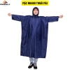 Áo Mưa Bít Kingbrella 1m4 Vải Dù Dày Cao Cấp – Trùm Balô, Chống Thấm Văng, Mặc Nhanh Tiện 5