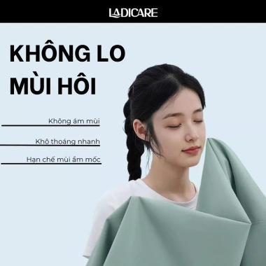 Áo mưa bít LADICARE kín toàn thân vải da cá chống thấm cao cấp cho nam nữ xe máy - 169k
